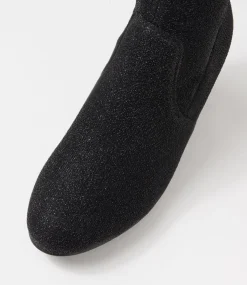 Women I LOVE BILLY Boots-KERWYN IL BLACK LUREX