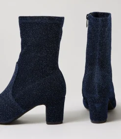 Women I LOVE BILLY Boots-KERWYN IL MIDNIGHT LUREX