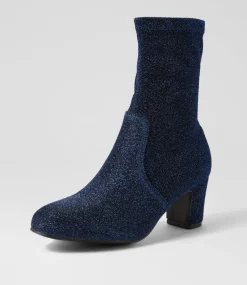 Women I LOVE BILLY Boots-KERWYN IL MIDNIGHT LUREX