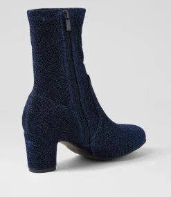 Women I LOVE BILLY Boots-KERWYN IL MIDNIGHT LUREX