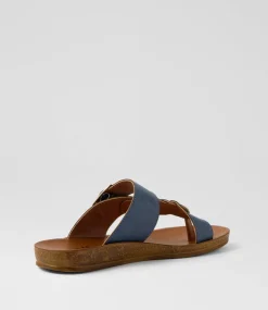 Women I LOVE BILLY Flats|Sandals-Kessica Blue Multi Sandals