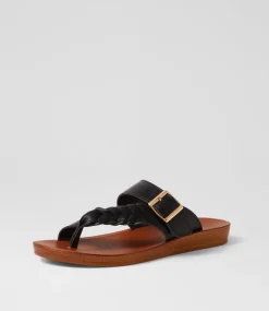 Women I LOVE BILLY Flats|Sandals-KESSICA IL BLACK SMOOTH