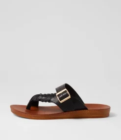 Women I LOVE BILLY Flats|Sandals-KESSICA IL BLACK SMOOTH