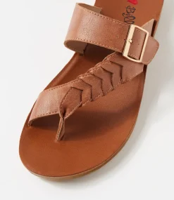 Women I LOVE BILLY Flats|Sandals-KESSICA IL TAN SMOOTH
