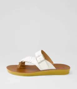 Women I LOVE BILLY Flats|Sandals-Kessica White Sandals