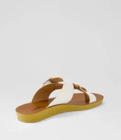 Women I LOVE BILLY Flats|Sandals-Kessica White Sandals