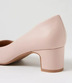 Women SUPERSOFT Dress|Comfort-Khloes Blush Leather Heels