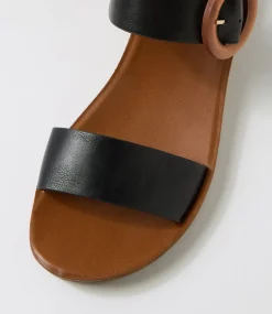 Women I LOVE BILLY Flats|Sandals-Killzine Black Sandals