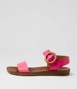 Women I LOVE BILLY Flats|Sandals-Killzine Coral Raspberry Sandals