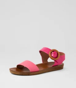 Women I LOVE BILLY Flats|Sandals-Killzine Coral Raspberry Sandals