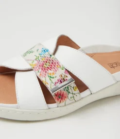 Women SUPERSOFT Comfort|Flats-Kimmies White House Garden Leather Sandals