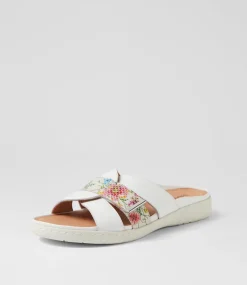 Women SUPERSOFT Comfort|Flats-Kimmies White House Garden Leather Sandals