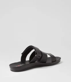 Women I LOVE BILLY Flats|Sandals-Kistali Black Sandals