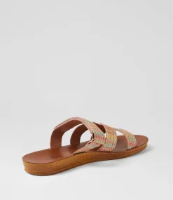 Women I LOVE BILLY Flats|Sandals-Kistali Pretty Hatch Sandals