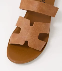 Women I LOVE BILLY Flats|Sandals-Kistali Tan Sandals