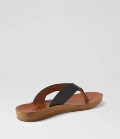 Women I LOVE BILLY Flats|Sandals-Kistine Black Sandals