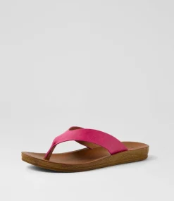 Women I LOVE BILLY Flats|Sandals-Kistine Fuchsia Sandals
