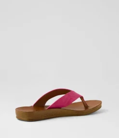 Women I LOVE BILLY Flats|Sandals-Kistine Fuchsia Sandals