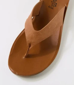 Women I LOVE BILLY Flats|Sandals-Kistine Tan Sandals