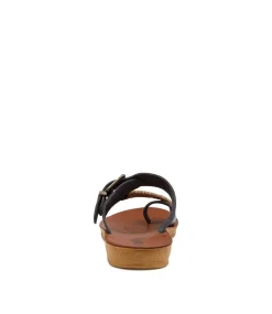 Women I LOVE BILLY Flats|Sandals-KITOX2 BLACK MIX