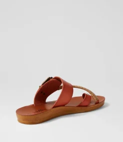 Women I LOVE BILLY Flats|Sandals-Kitox2 Whiskey Mix Sandals