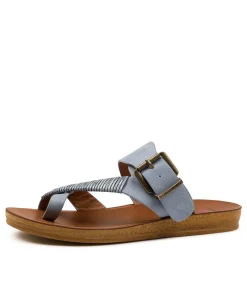 Women I LOVE BILLY Slides|Flats-KITOXES DENIM MIX