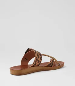 Women I LOVE BILLY Slides|Flats-Kitoxes Leopard Slides