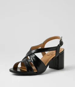 Women I LOVE BILLY Heels|Sandals-Kitte Black Sandals