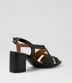 Women I LOVE BILLY Heels|Sandals-Kitte Black Sandals