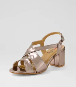 Women I LOVE BILLY Heels|Sandals-Kitte Pewter Sandals