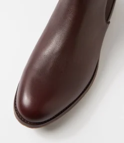 COLORADO Boots|Casuals-Klerk Brown Tumble Leather Chelsea Boots