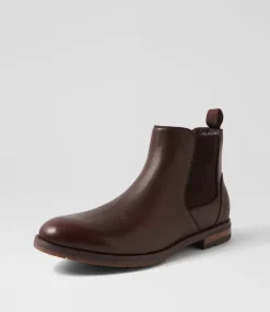 COLORADO Boots|Casuals-Klerk Brown Tumble Leather Chelsea Boots