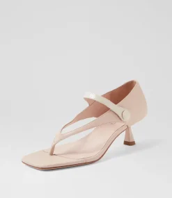 Women TOP END Heels|Sandals-Kolla Nude Vanilla Leather Sandals