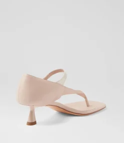 Women TOP END Heels|Sandals-Kolla Nude Vanilla Leather Sandals