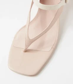 Women TOP END Heels|Sandals-Kolla Nude Vanilla Leather Sandals