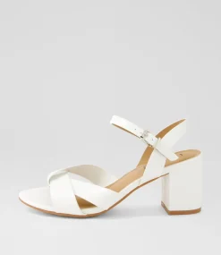 Women I LOVE BILLY Heels|Sandals-Kora2 White Sandals