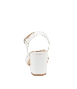 Women I LOVE BILLY Heels|Sandals-KORA WHITE SMOOTH