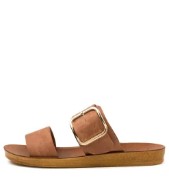 Women I LOVE BILLY Flats|Sandals-KORIEMUS TAN SMOOTH