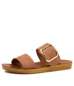 Women I LOVE BILLY Flats|Sandals-KORIEMUS TAN SMOOTH