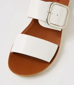 Women I LOVE BILLY Flats|Sandals-Koriemus White Sandals