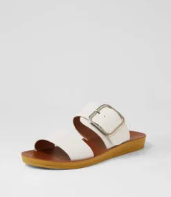 Women I LOVE BILLY Flats|Sandals-Koriemus White Sandals