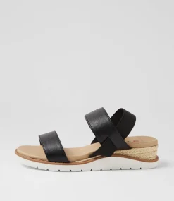 Women I LOVE BILLY Heels|Sandals-Kouby Black Sandals