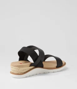 Women I LOVE BILLY Heels|Sandals-Kouby Black Sandals