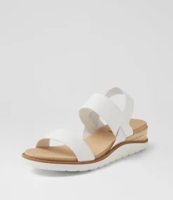 Women I LOVE BILLY Heels|Sandals-Kouby White Sandals