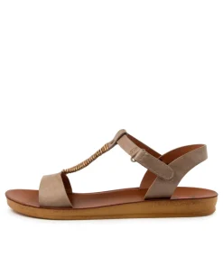 Women I LOVE BILLY Flats|Sandals-KOYSIE TAUPE MIX