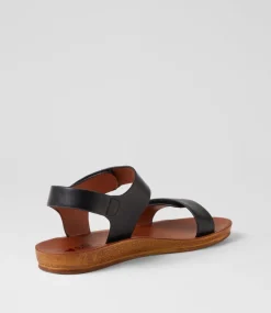 Women I LOVE BILLY Flats|Sandals-Krait Black Sandals
