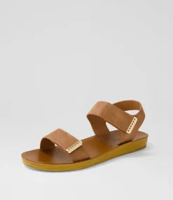 Women I LOVE BILLY Flats-Krait Tan Sandals