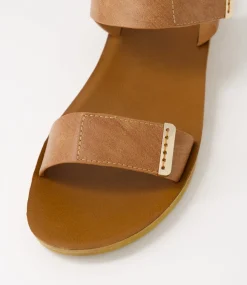 Women I LOVE BILLY Flats-Krait Tan Sandals