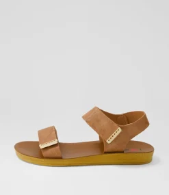 Women I LOVE BILLY Flats-Krait Tan Sandals