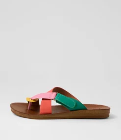 Women I LOVE BILLY Flats|Sandals-Kresto Bright Multi Sandals